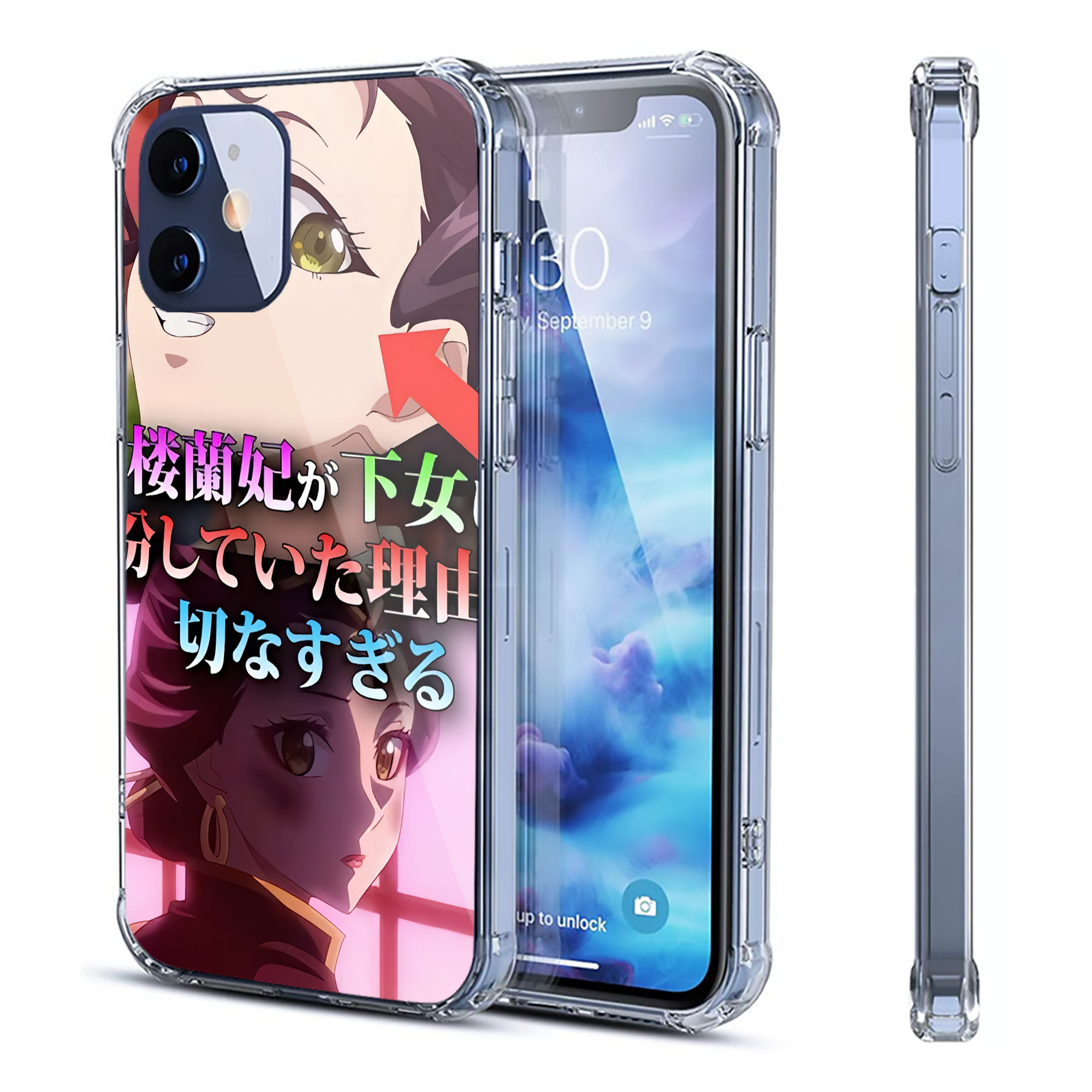 （画像用） 薬屋のひとりごと The Apothecary Diaries 【iPhone 12シリーズ対応】透明スマホケース（クリアソフトケース）